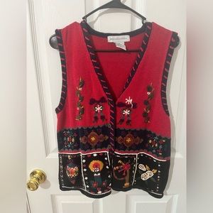 Vintage 90s Christmas Vest